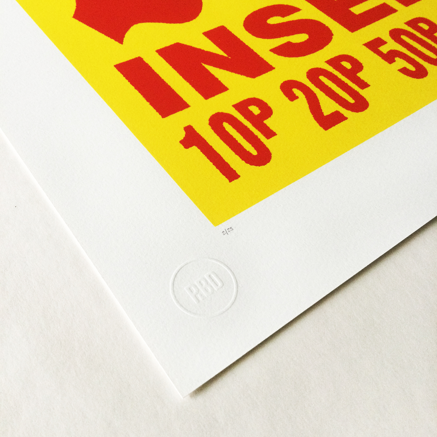 Screen print poster